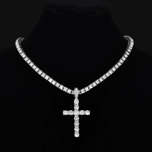 Hip Hop Cross Necklace