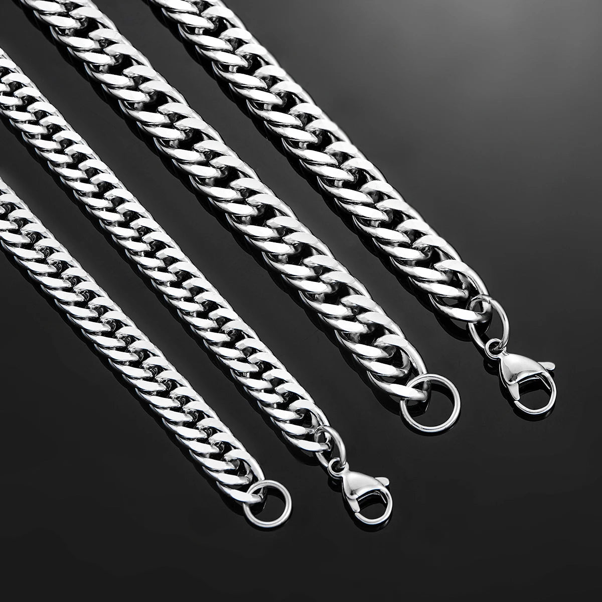 Cuban Link Stainless Steel Mens Chain