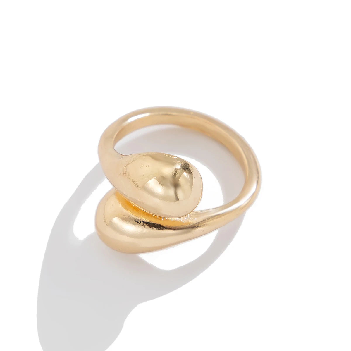 Smooth Water Drop Ring